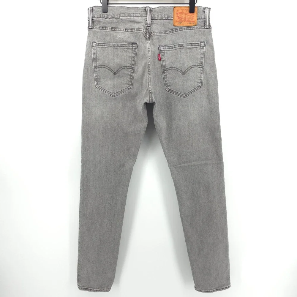 Levi's Mens Jeans 512 Slim‎ Taper 33x32 Gray Stretch Denim Streetwear